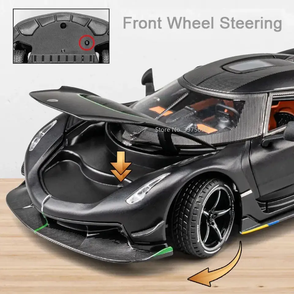 1:24 Diecast Supercar Model – 4 Opening Doors 2