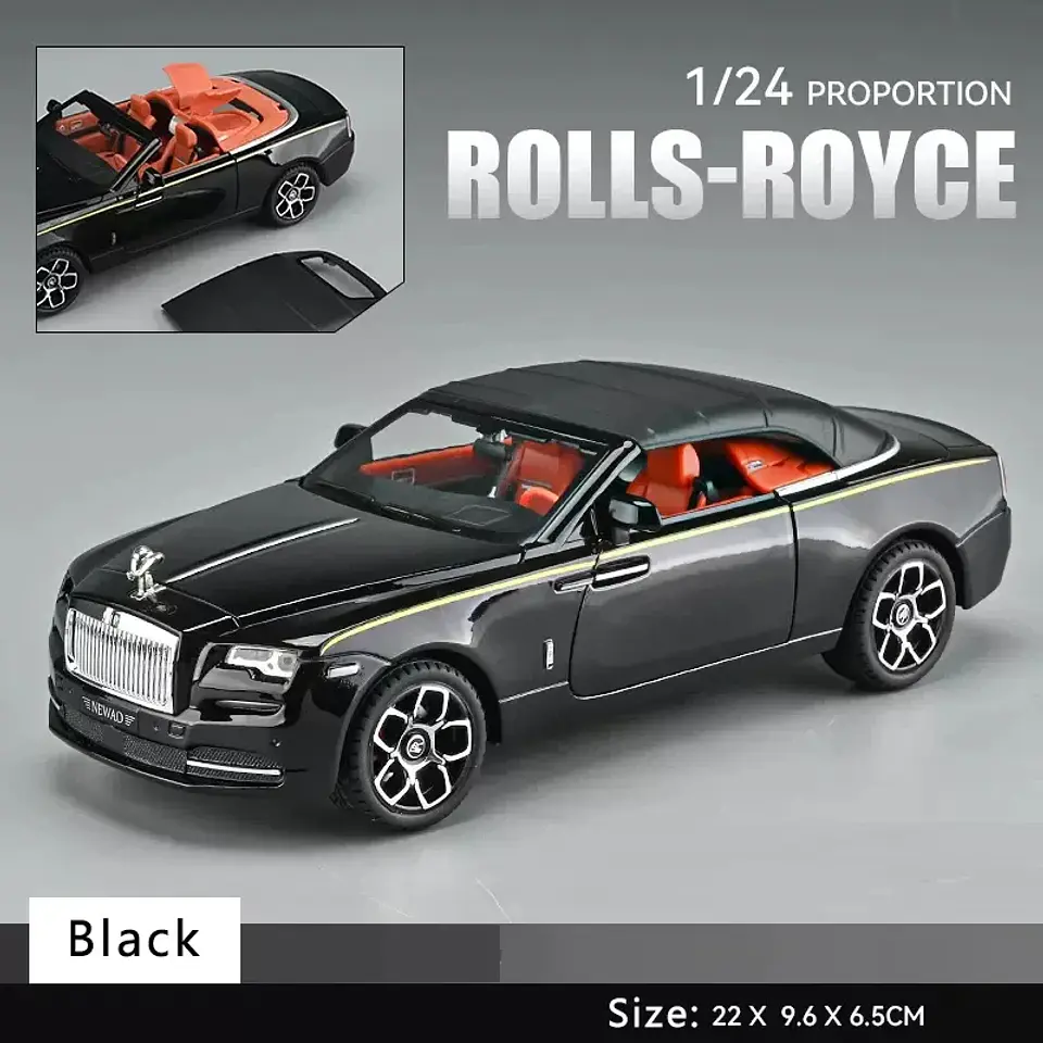 1:24 Diecast Convertible Luxury Car Model 9