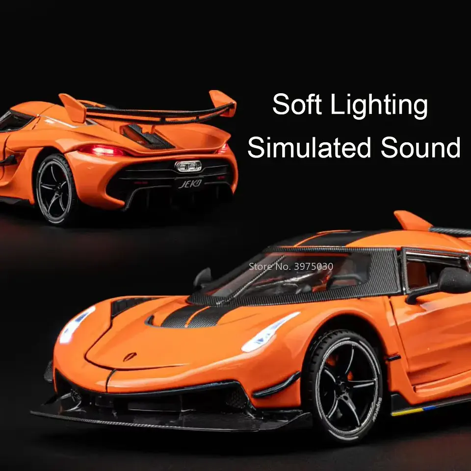 1:24 Diecast Supercar Model – 4 Opening Doors 3