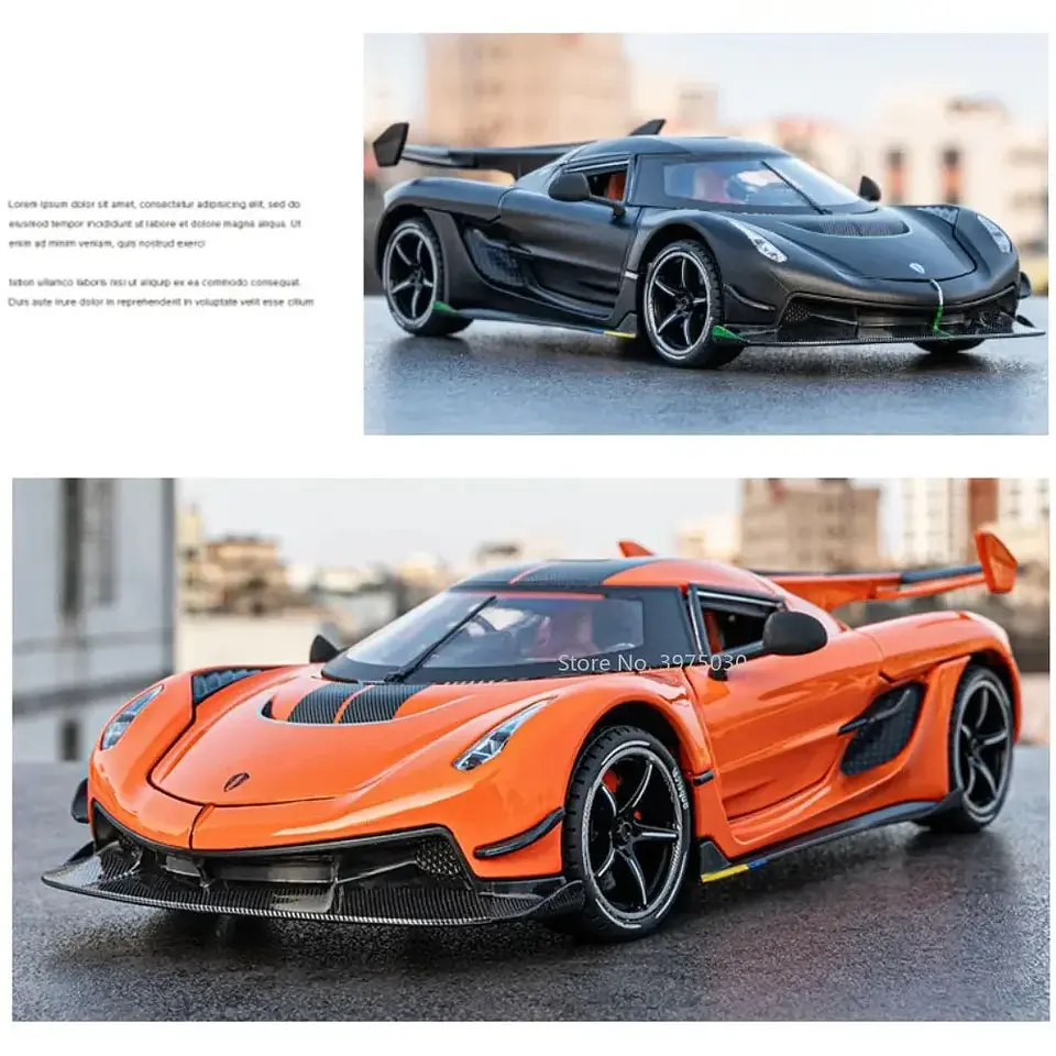 1:24 Diecast Supercar Model – 4 Opening Doors 5