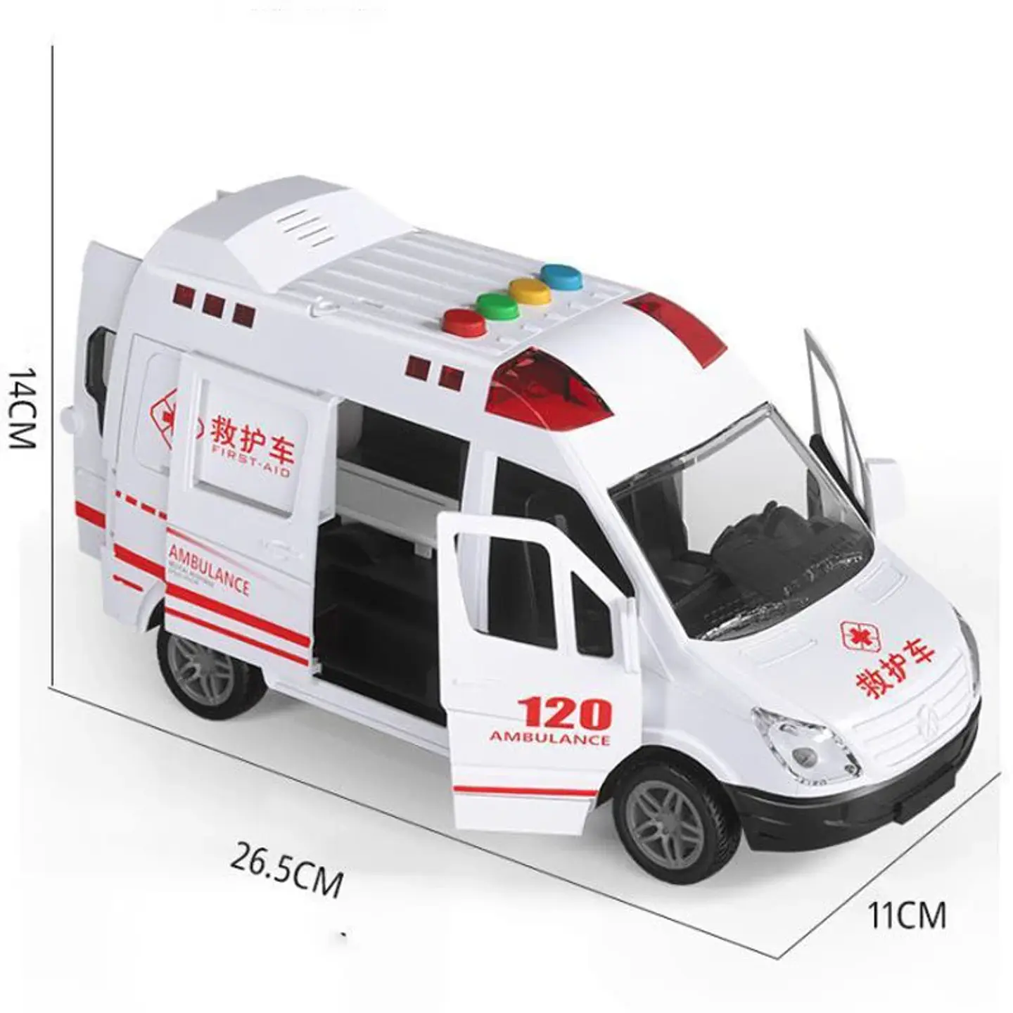 1:24 Diecast Emergency Vehicle Model – Sound & Light 6