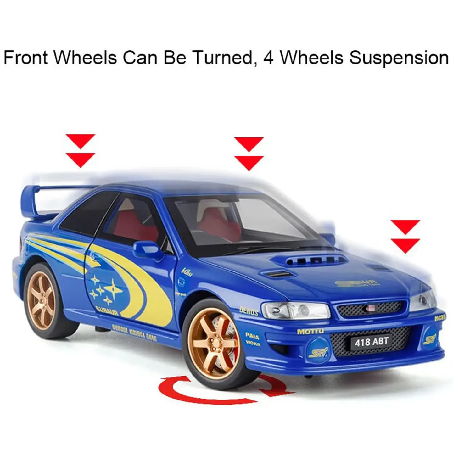 1:32 Diecast Rally Sports Car Model 4