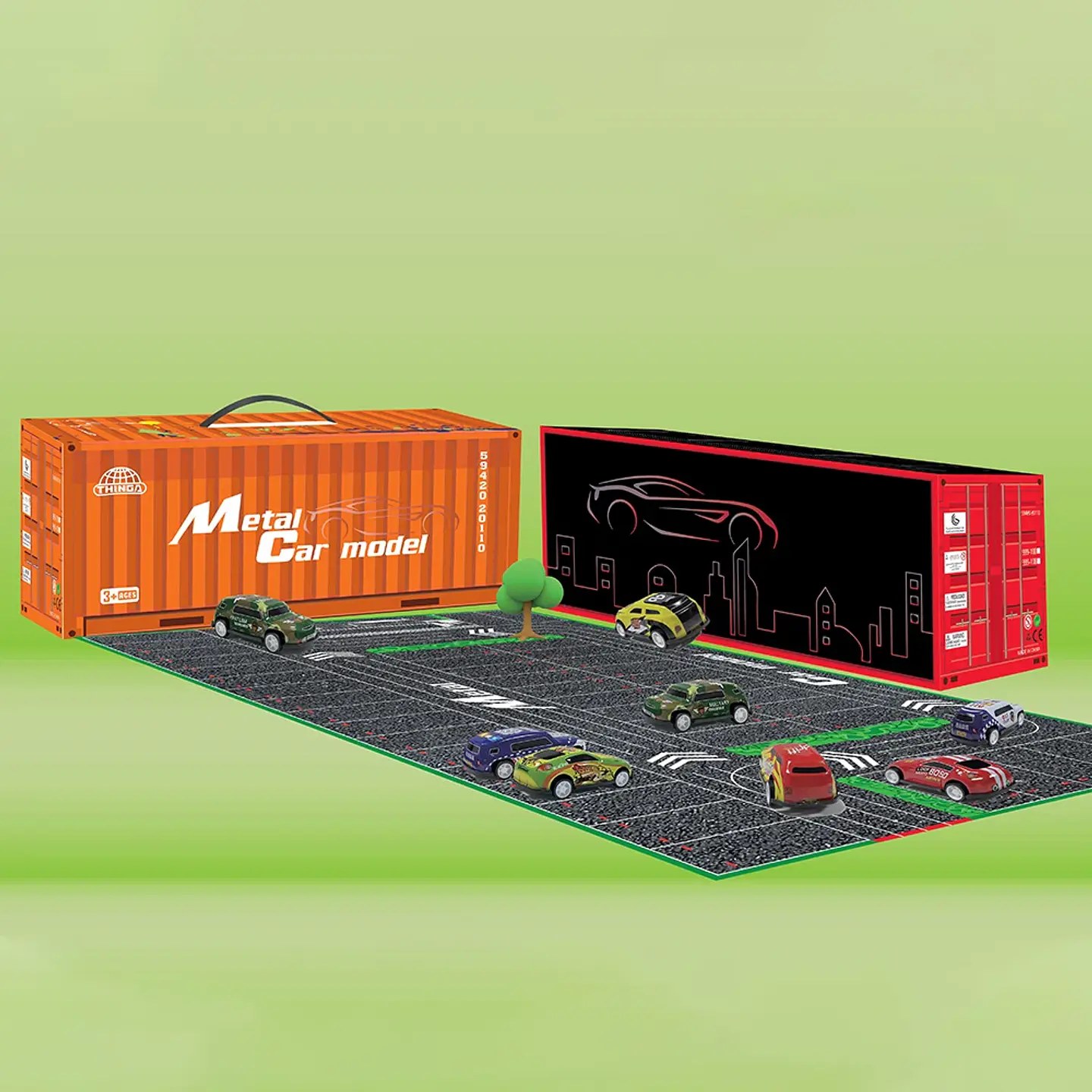 Mini Pull-Back Car Party Favor Set – With Box 9