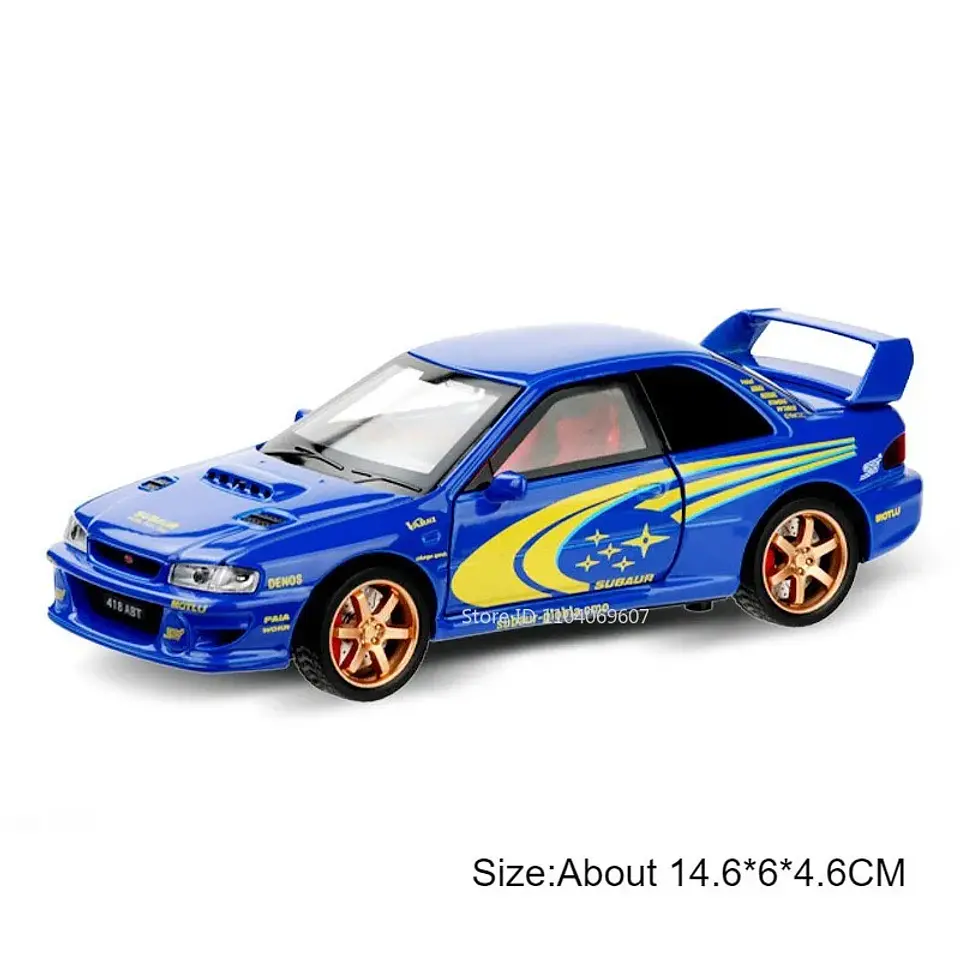1:32 Diecast Rally Sports Car Model 5