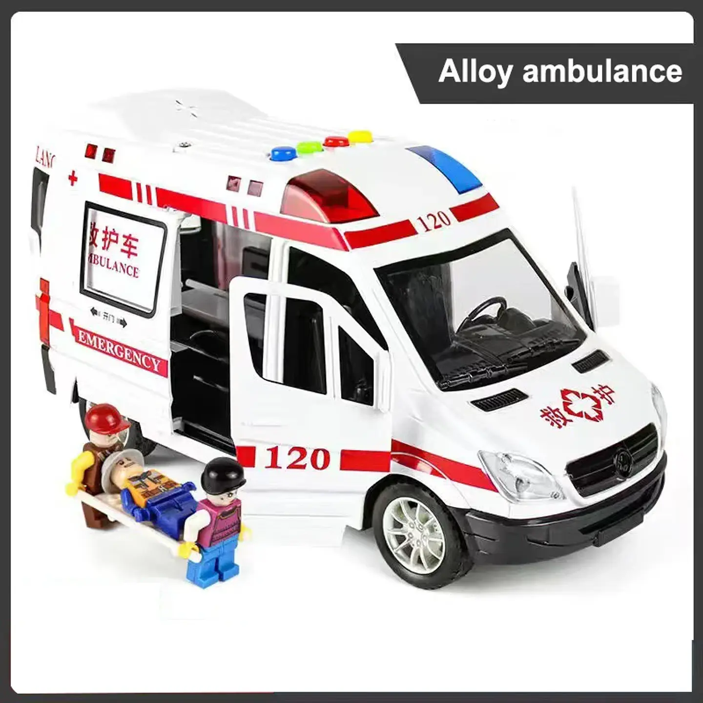 1:24 Diecast Emergency Vehicle Model – Sound & Light 8