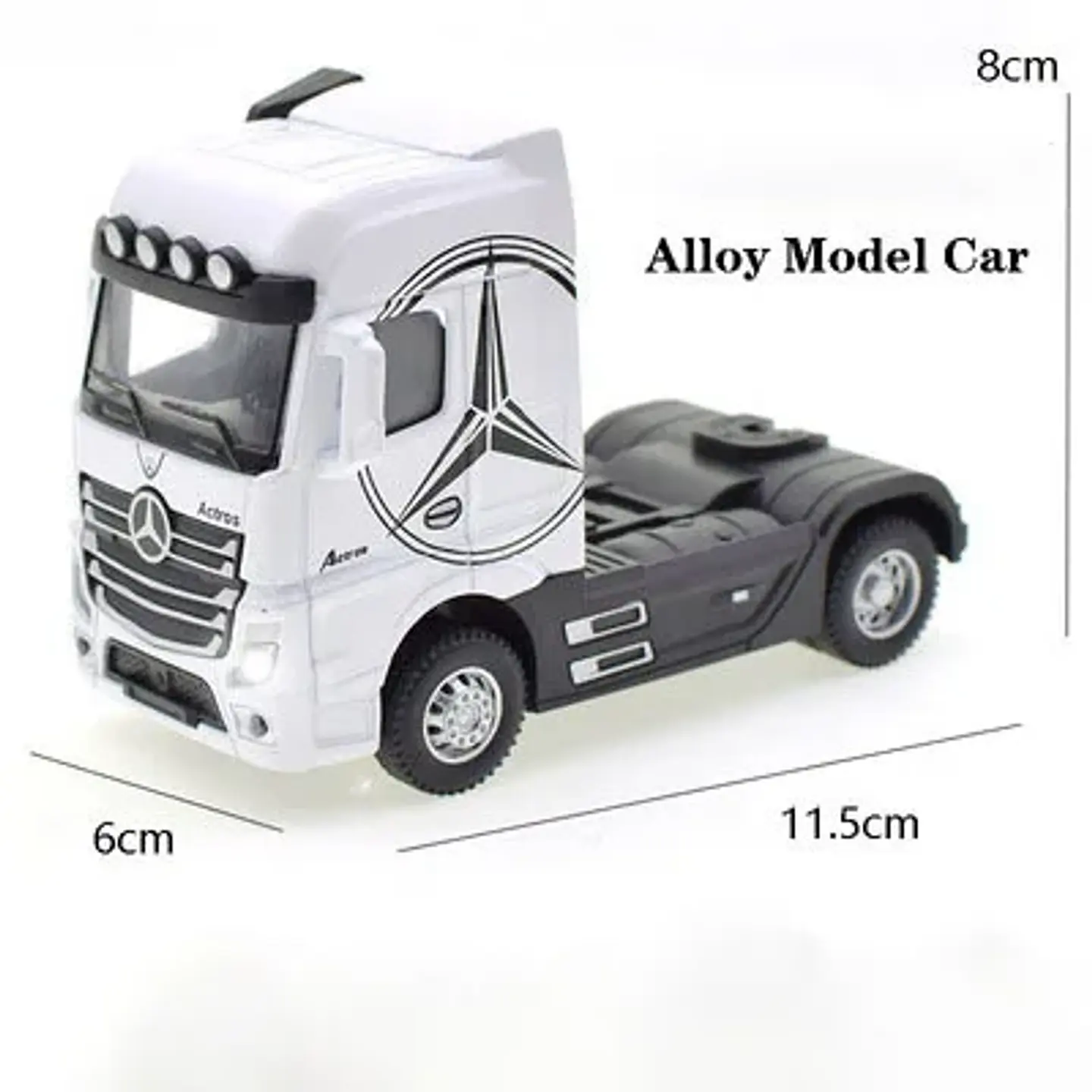 1:50 Diecast Container Truck Model – Sound & Light 8
