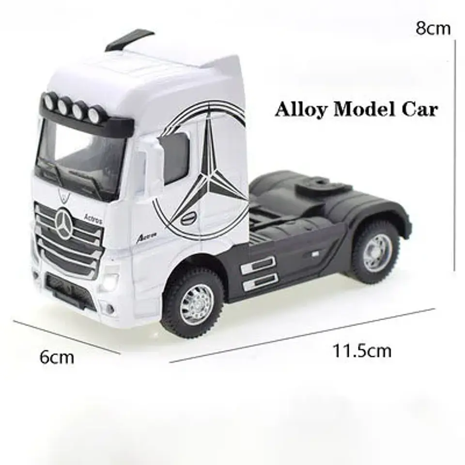 1:50 Diecast Container Truck Model – Sound & Light 8