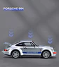 1:24 Diecast Classic Sports Car Model - thumbnail 16