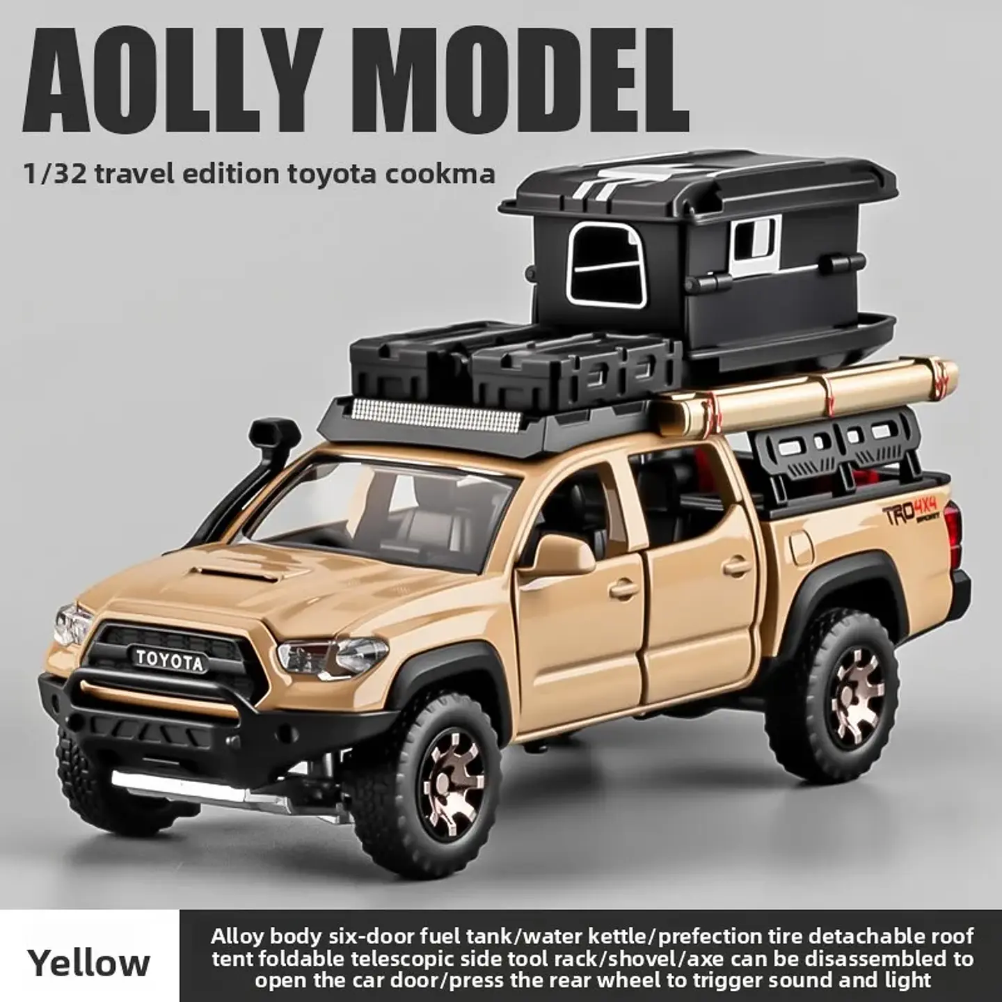 1:24/1:32 Diecast Off-Road Pickup Truck Model 11