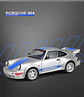 1:24 Diecast Classic Sports Car Model - thumbnail 17