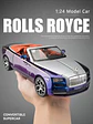 1:24 Diecast Convertible Luxury Car Model - thumbnail 14
