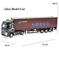 1:50 Diecast Container Truck Model – Sound & Light - thumbnail 11