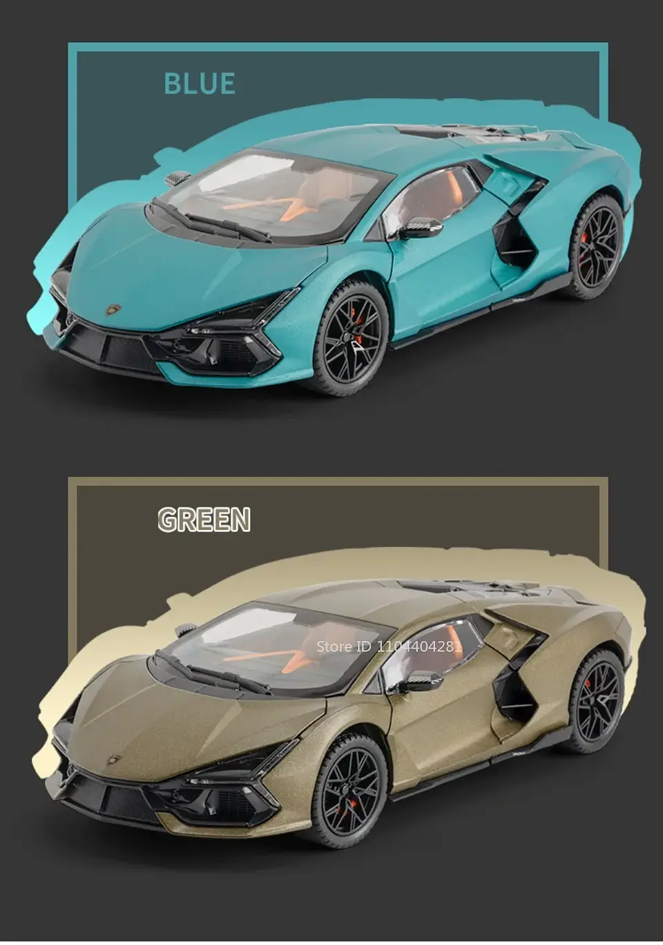 1:24 Diecast Exotic Supercar Model 11
