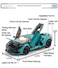 1:24 Diecast Exotic Supercar Model - thumbnail 12
