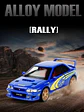 1:32 Diecast Rally Sports Car Model - thumbnail 10