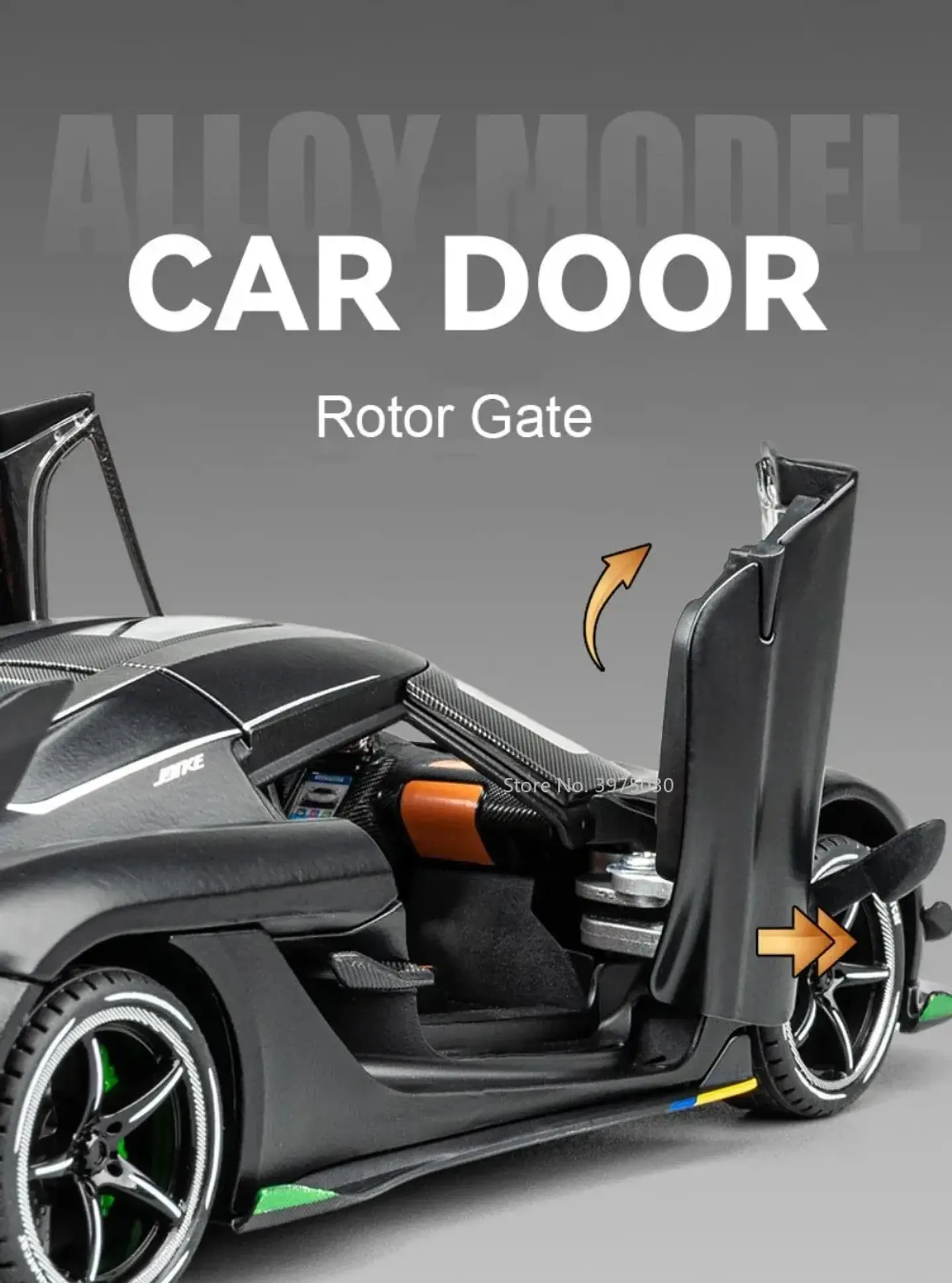 1:24 Diecast Supercar Model – 4 Opening Doors 16