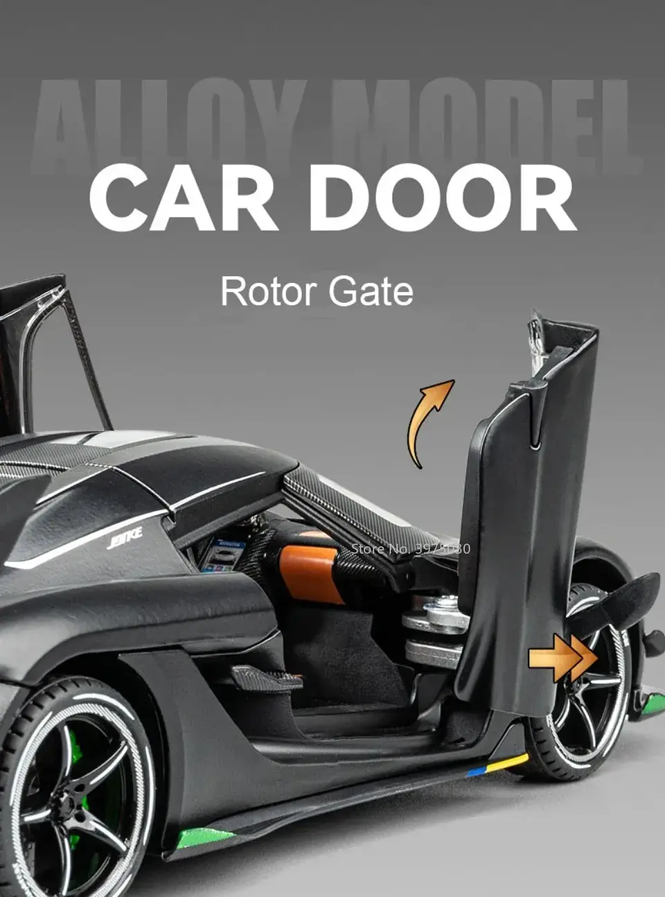 1:24 Diecast Supercar Model – 4 Opening Doors 16