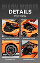 1:24 Diecast Supercar Model – 4 Opening Doors - thumbnail 17