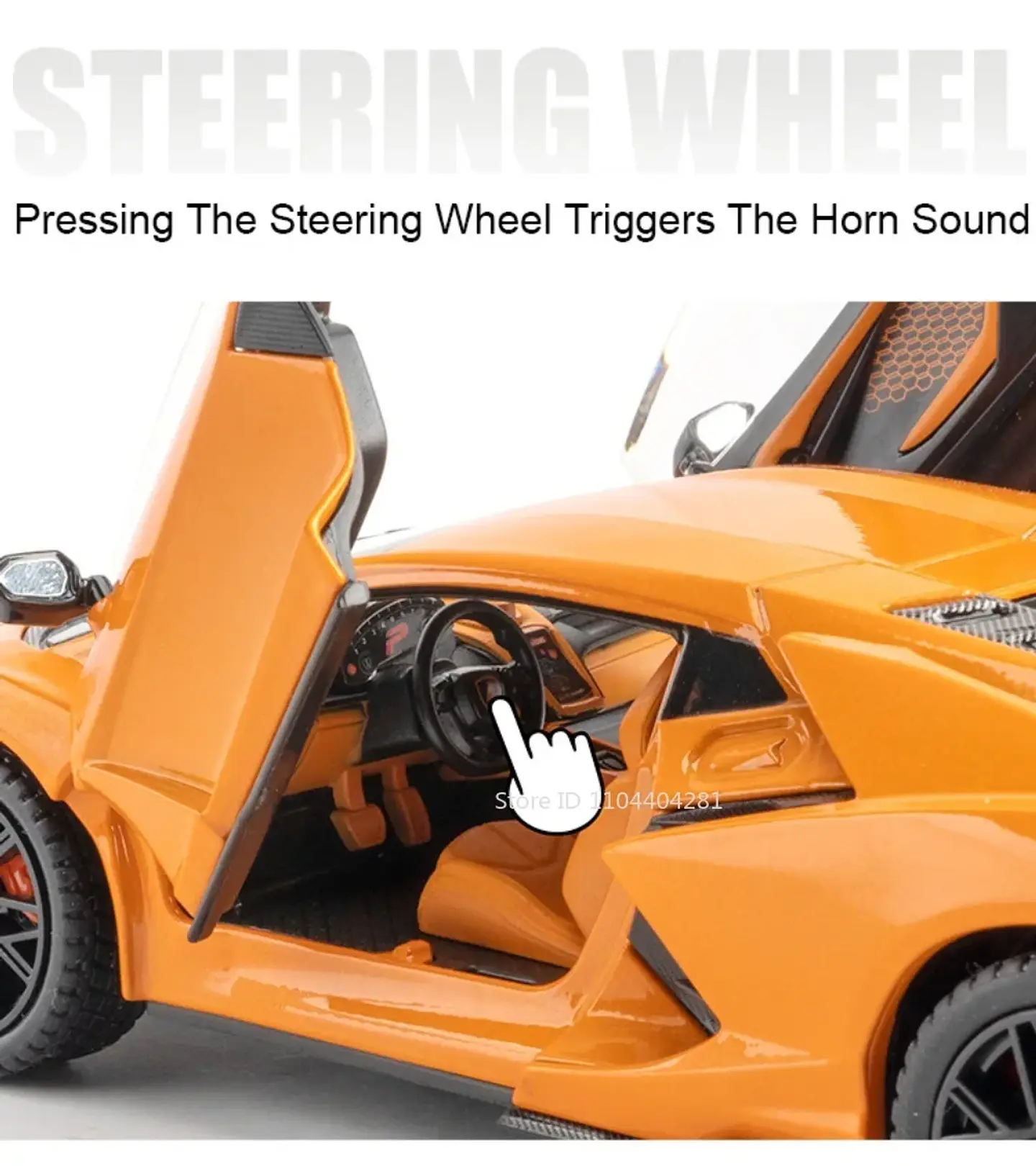 1:24 Diecast Exotic Supercar Model 15