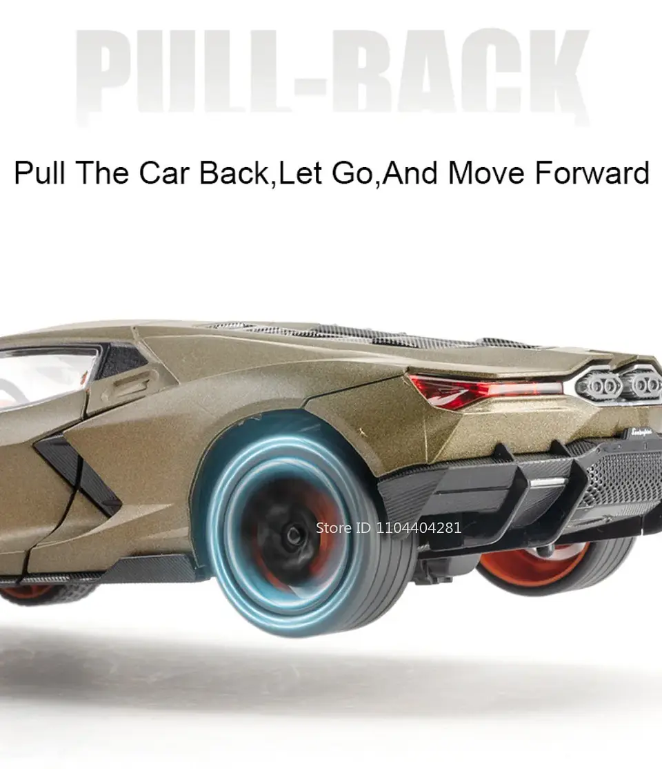 1:24 Diecast Exotic Supercar Model 16