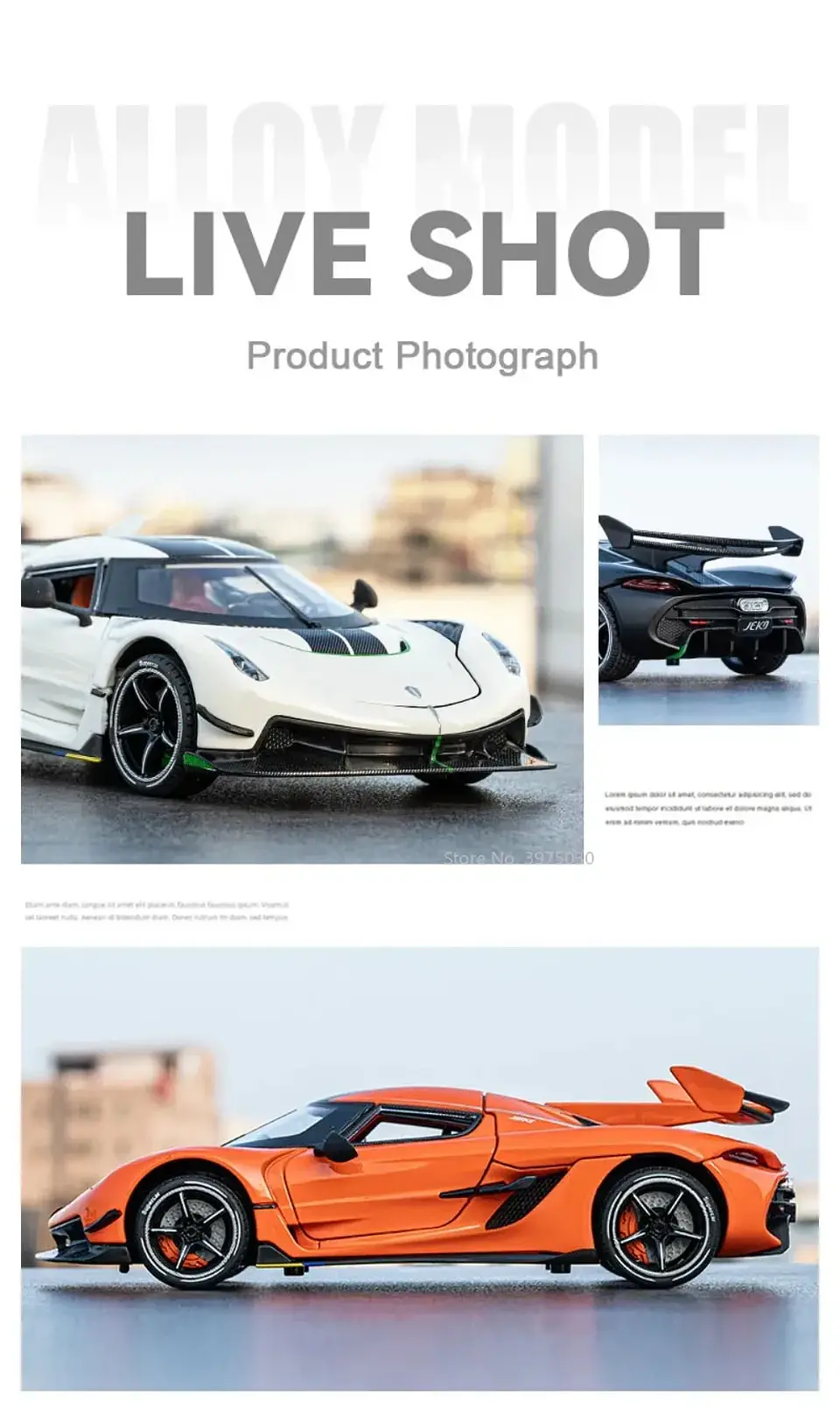 1:24 Diecast Supercar Model – 4 Opening Doors 18