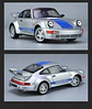 1:24 Diecast Classic Sports Car Model - thumbnail 23