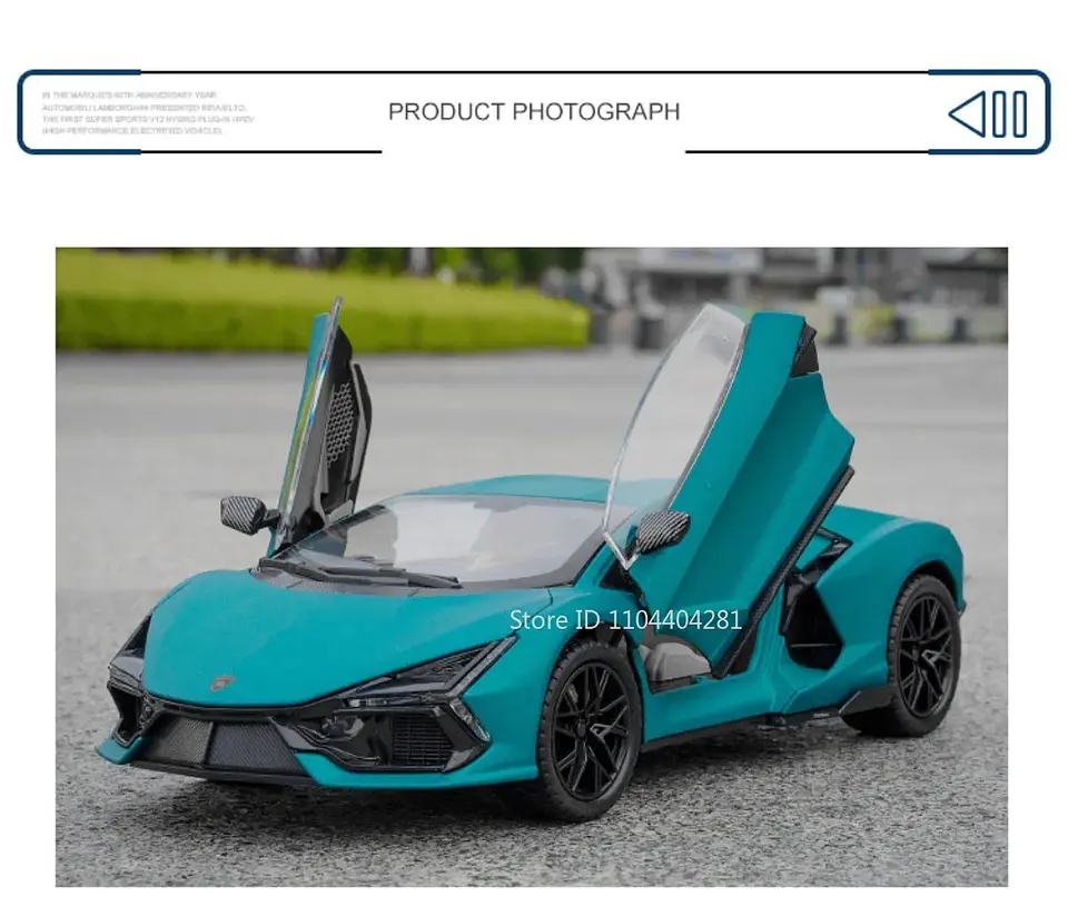 1:24 Diecast Exotic Supercar Model 20
