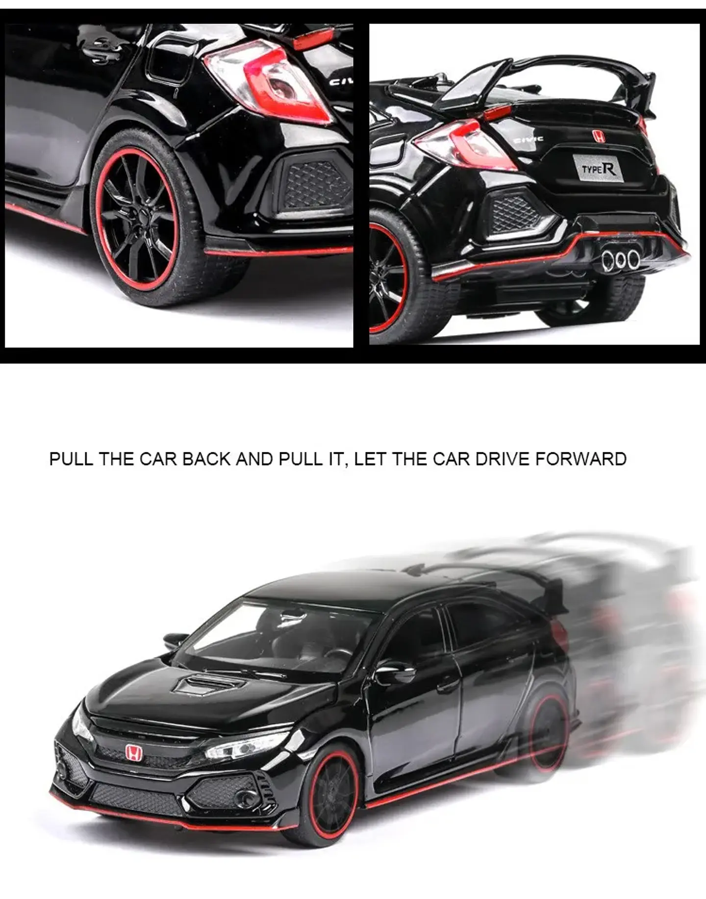 1:32 Diecast Rally Hatchback Model – Sound & Light 15