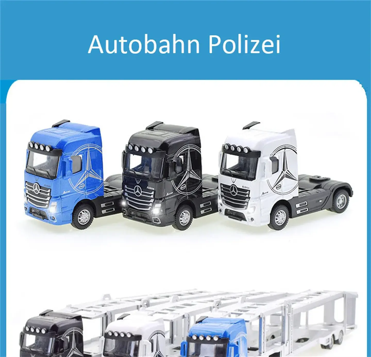 1:50 Diecast Container Truck Model – Sound & Light 22