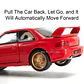 1:32 Diecast Rally Sports Car Model - thumbnail 20