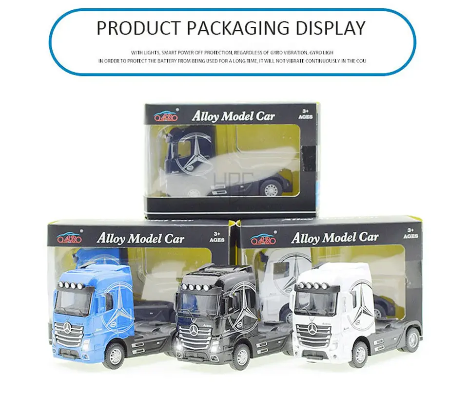 1:50 Diecast Container Truck Model – Sound & Light 31