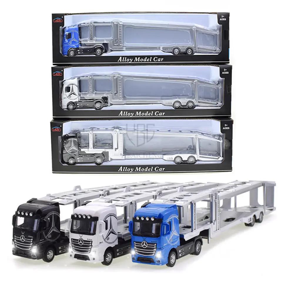 1:50 Diecast Container Truck Model – Sound & Light 32