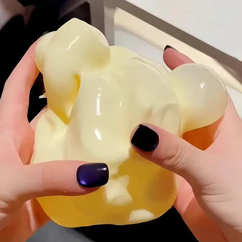 Giant Cheese Squishy Toy – Slow Rebound