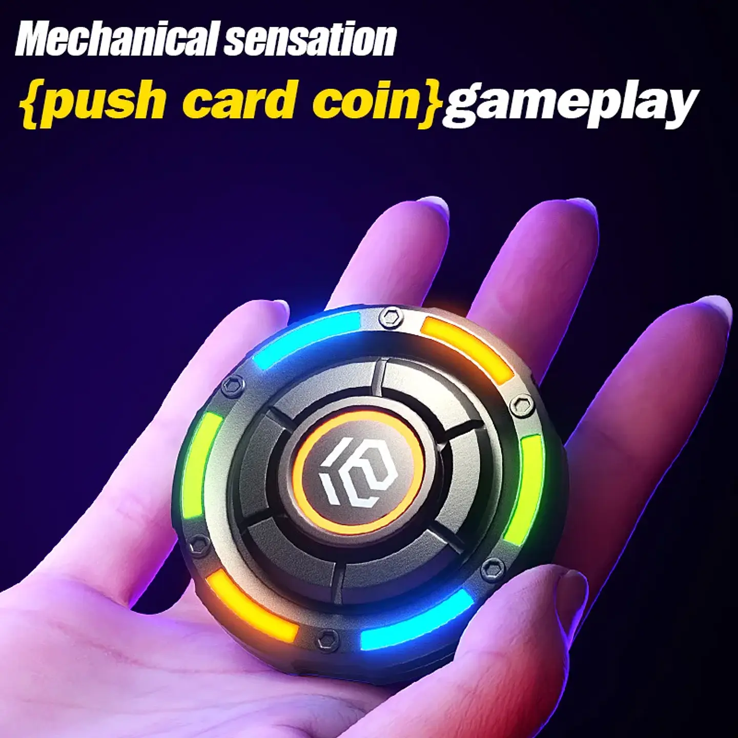 Metal Push-Slide Fidget Toy – Magnetic EDC 2