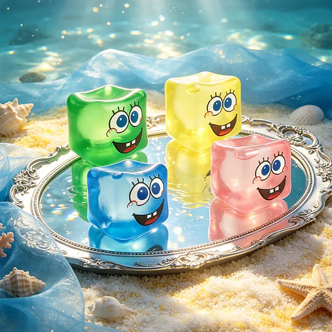 Transparent Maltose Squishy Toy – Slow Rebound