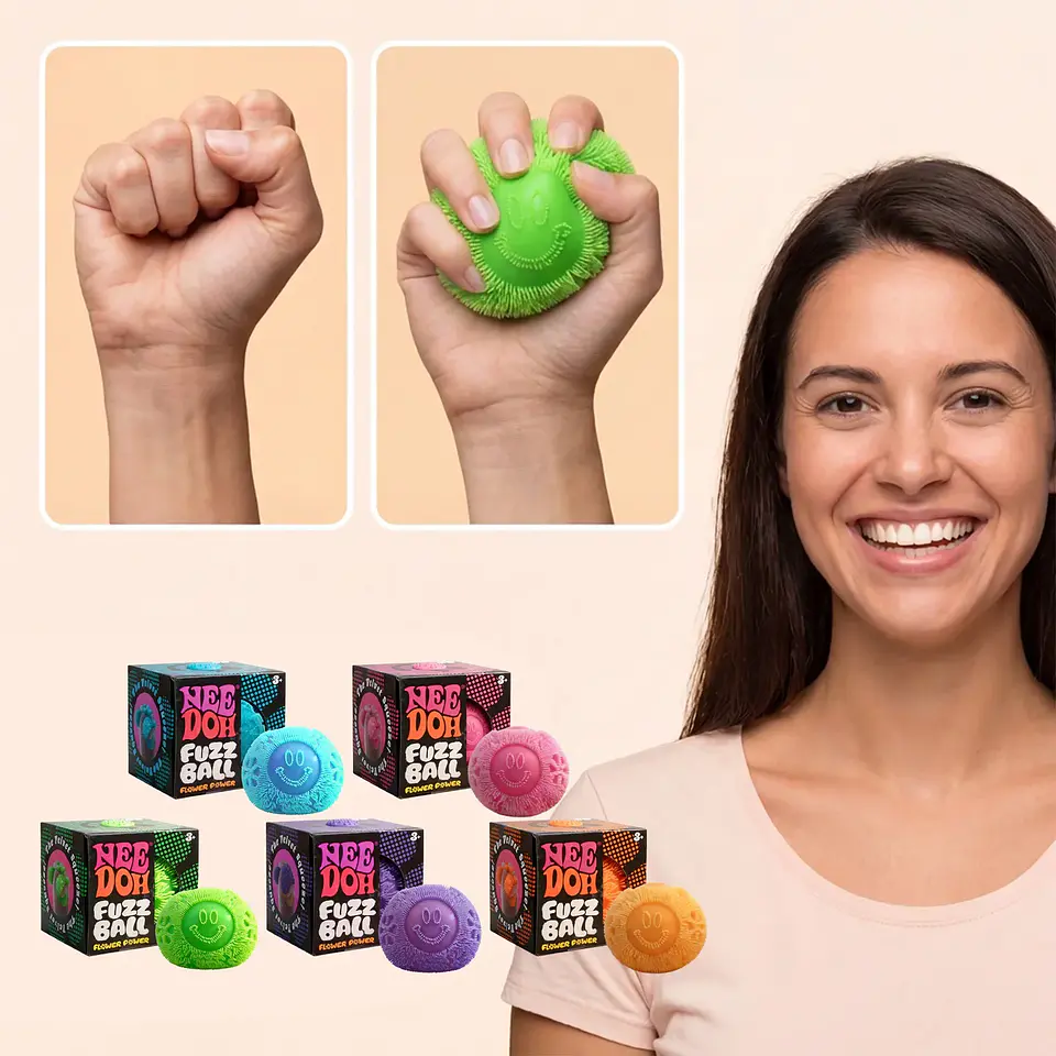 Fuzz Ball Desktop Stress Ball – Decompression Toy 6