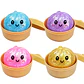Glitter Dumpling Squishy Toy – Soft TPR - thumbnail 3