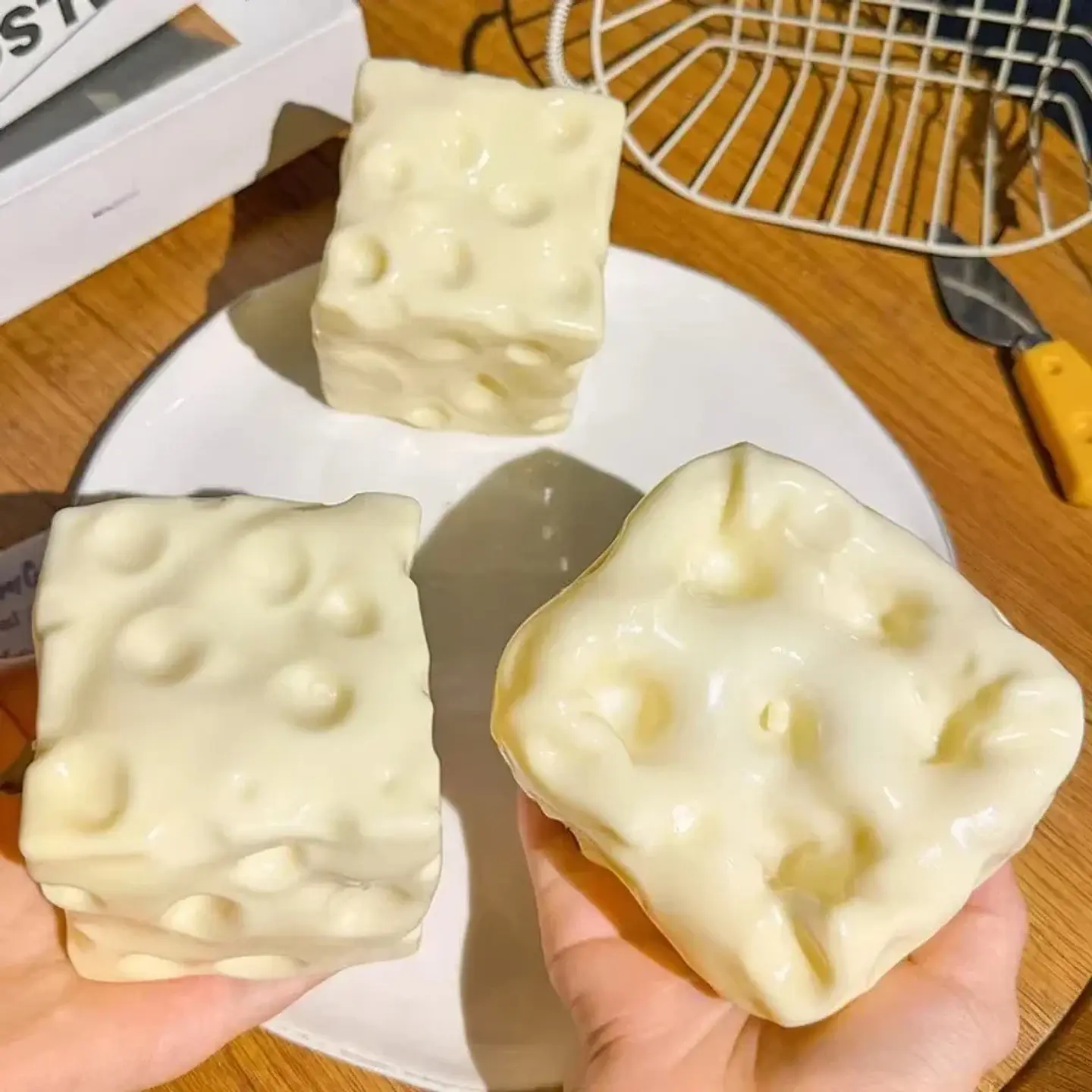 Giant Cheese Squishy Toy – Slow Rebound 11