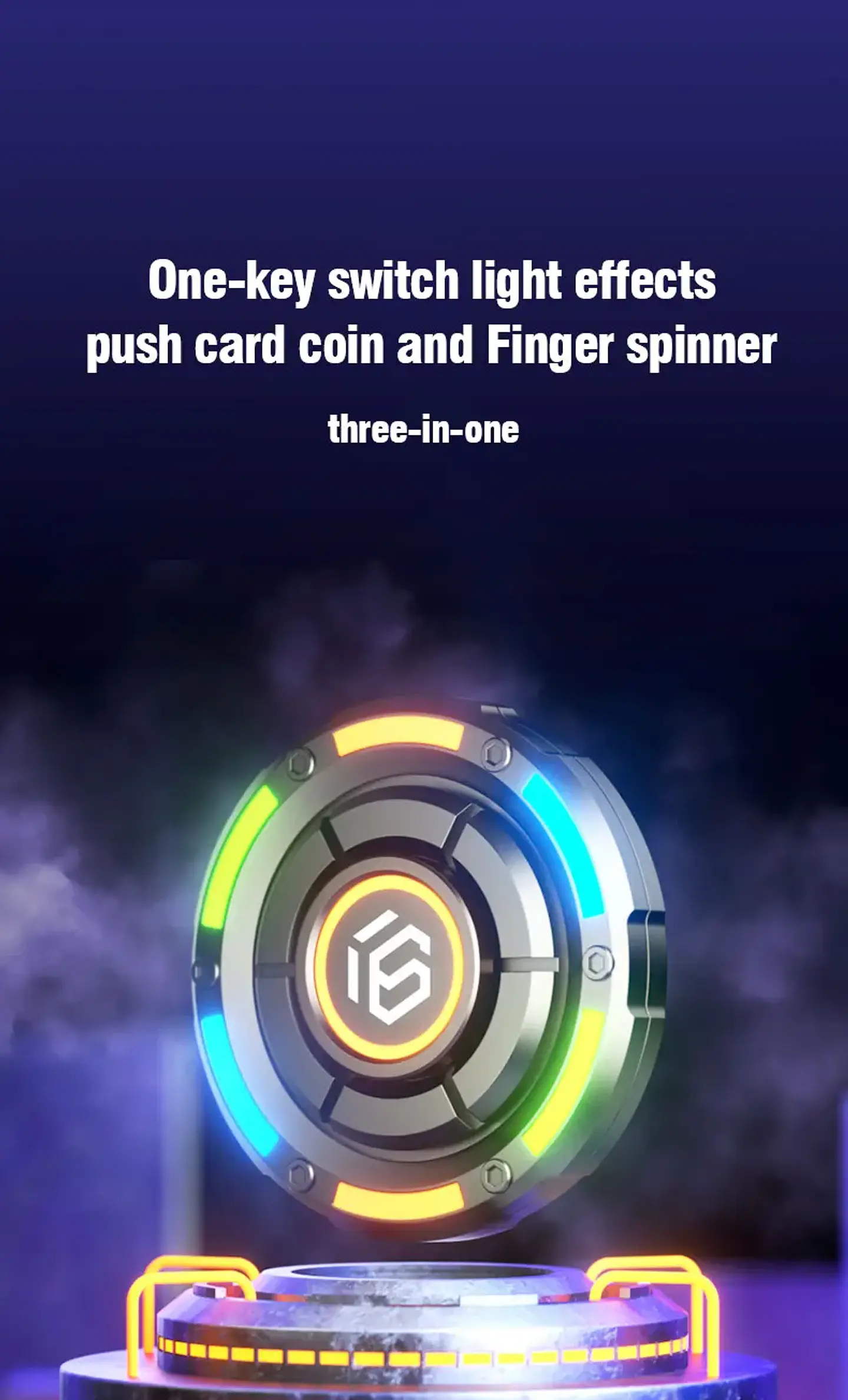 Metal Push-Slide Fidget Toy – Magnetic EDC 10