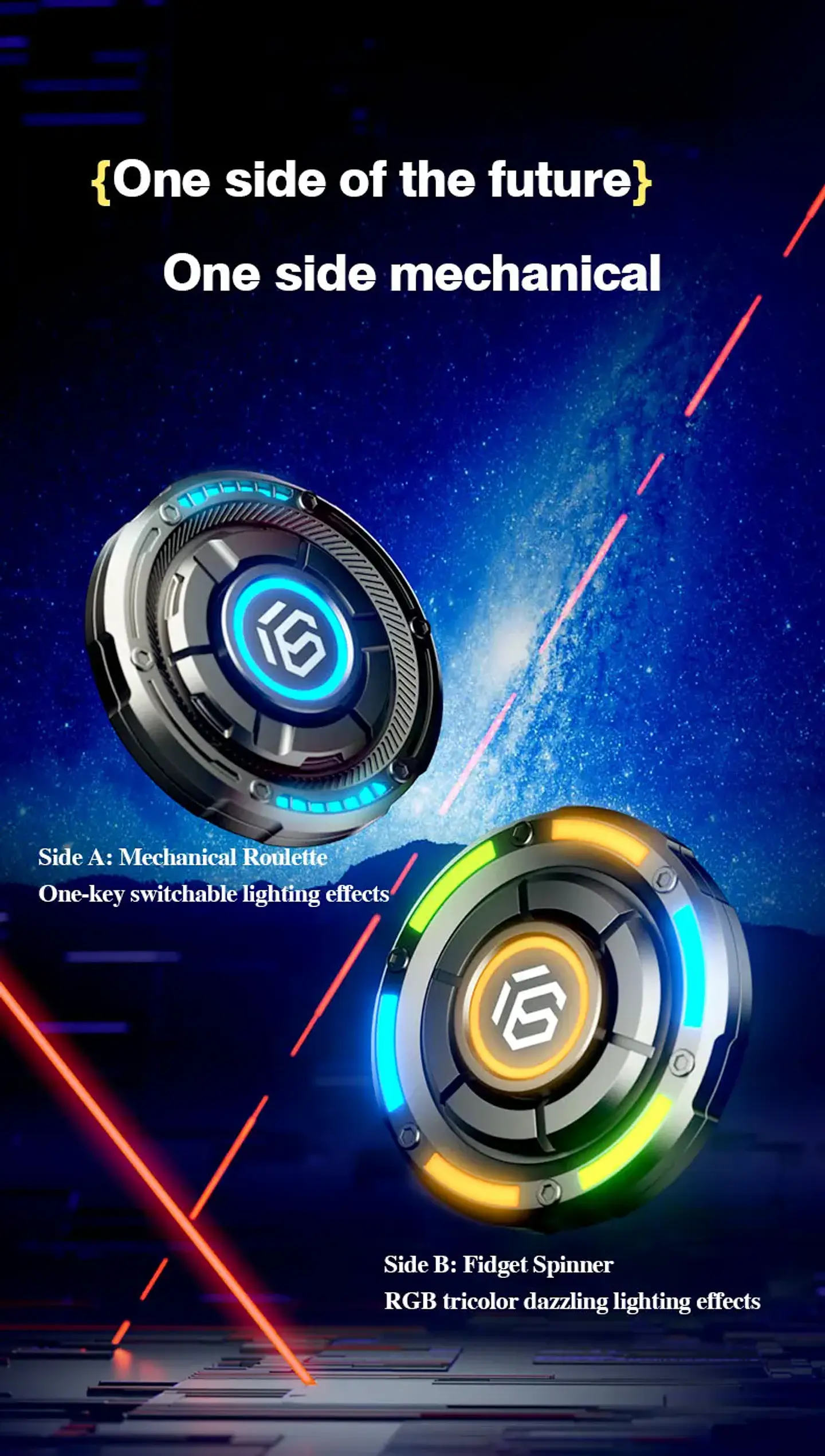 Metal Push-Slide Fidget Toy – Magnetic EDC 15