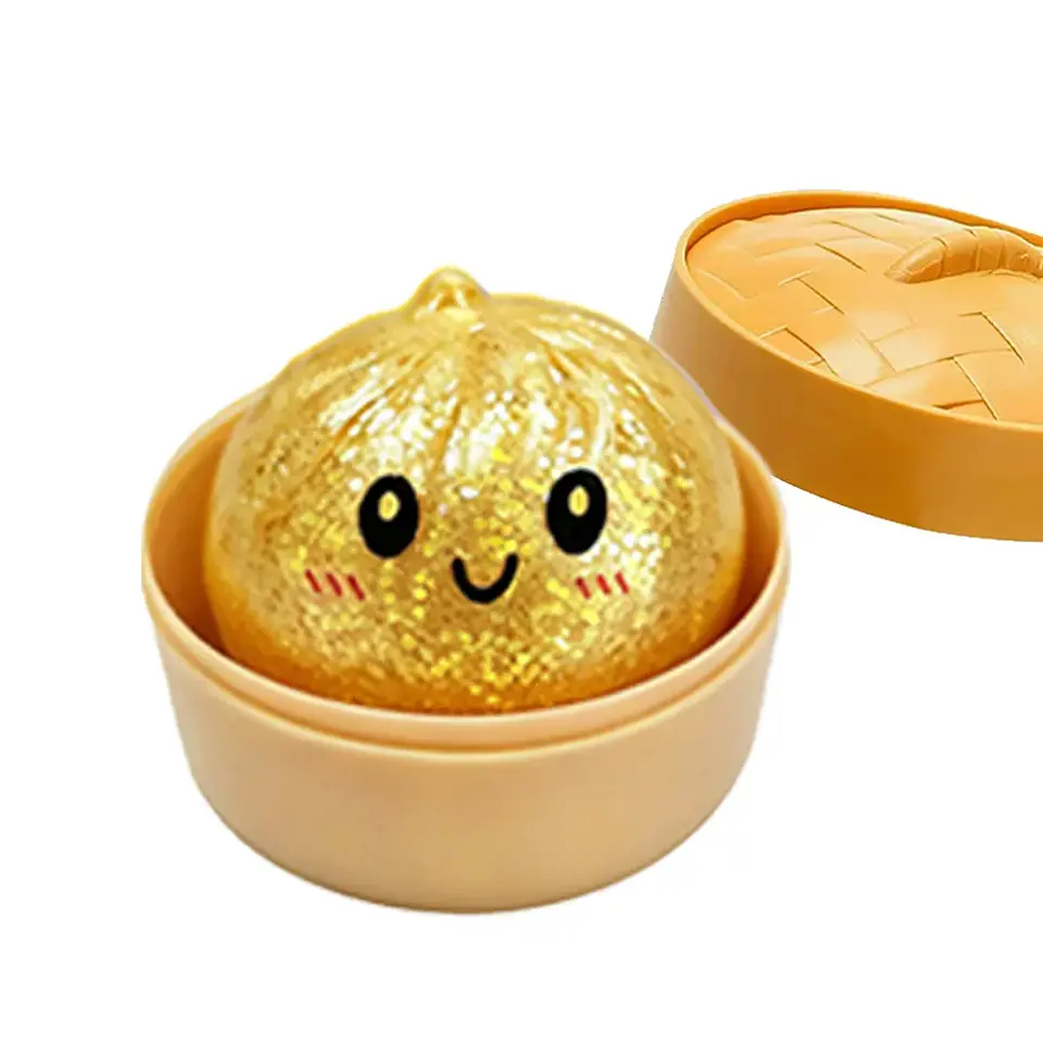 Glitter Dumpling Squishy Toy – Soft TPR 29