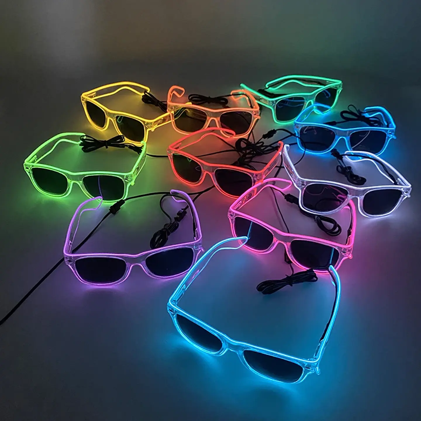 LED Glow Glasses – EL Wire Party Accessory 1