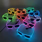LED Glow Glasses – EL Wire Party Accessory - thumbnail 1