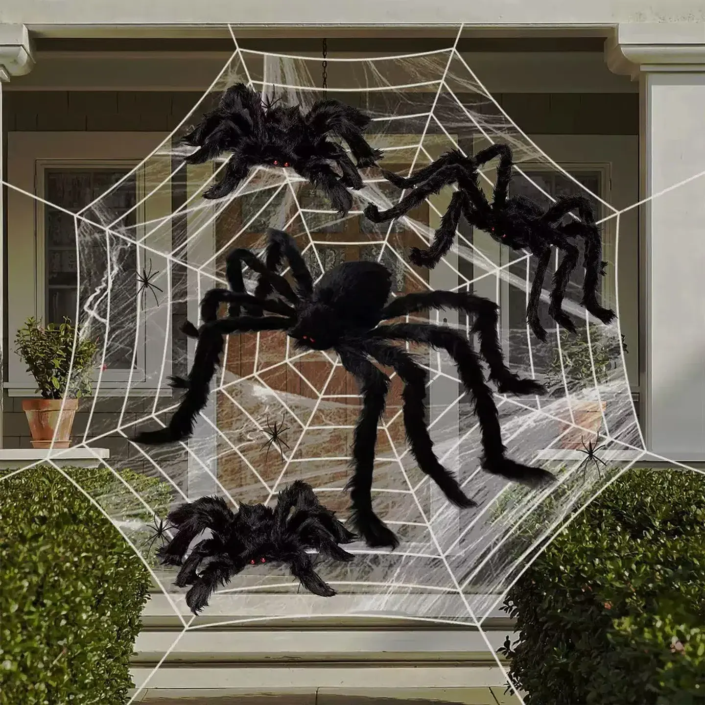 Giant Plush Spider – Halloween Decoration 3