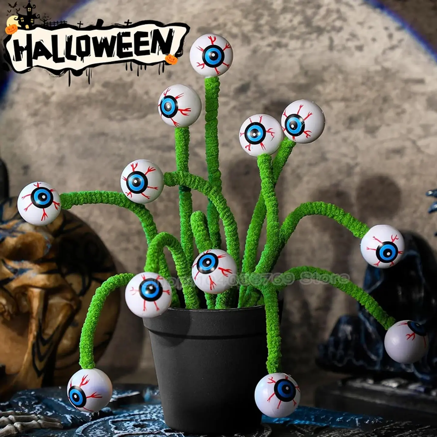 Halloween Eyeball Twisting Stick Decoration 1