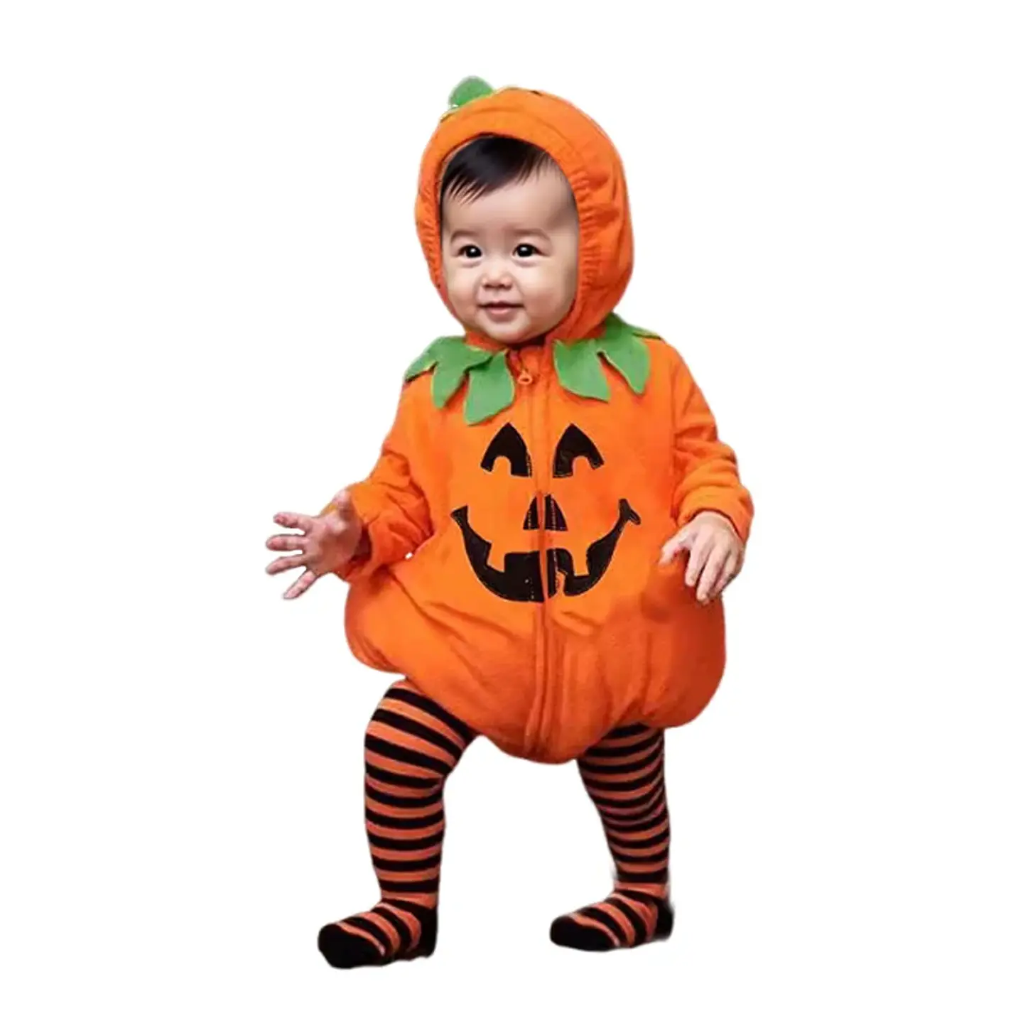 Pumpkin Cosplay Baby Costume – Halloween Jumpsuit 3