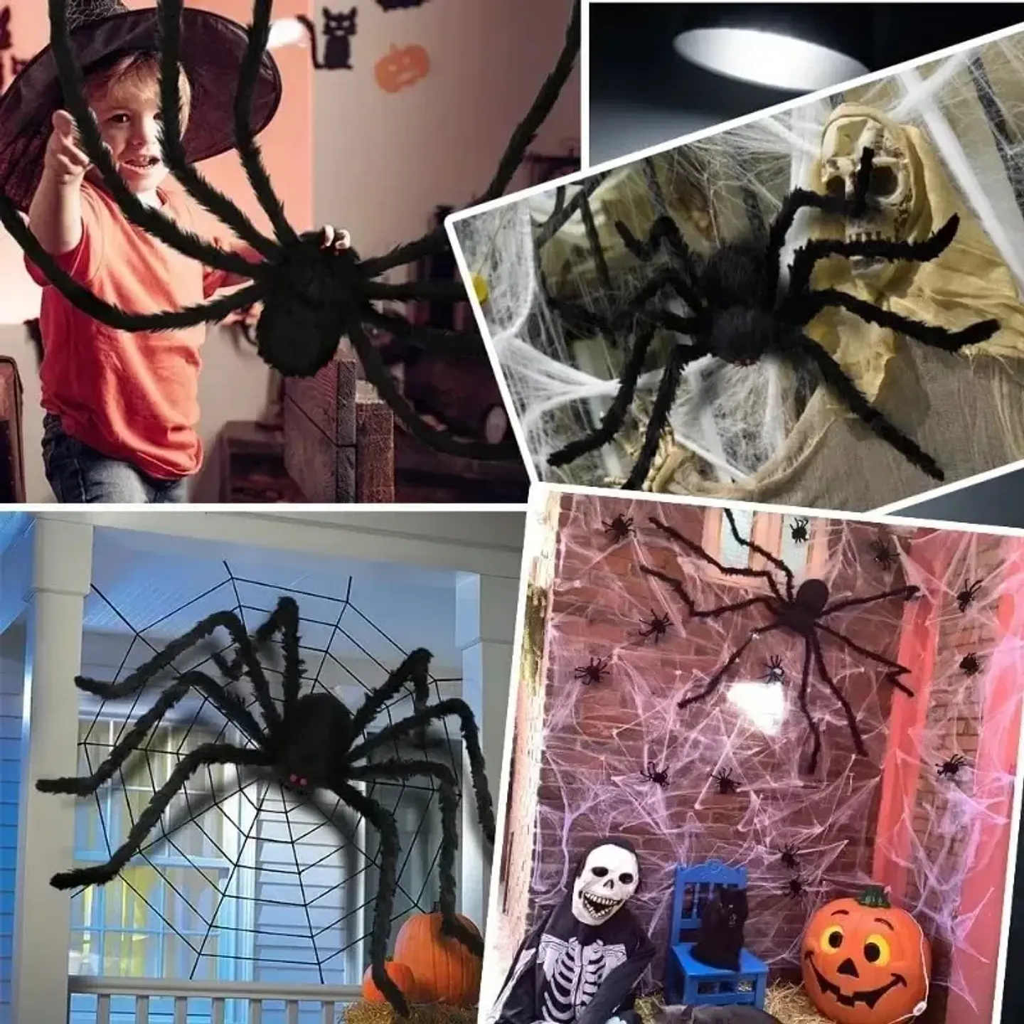 Giant Plush Spider – Halloween Decoration 5