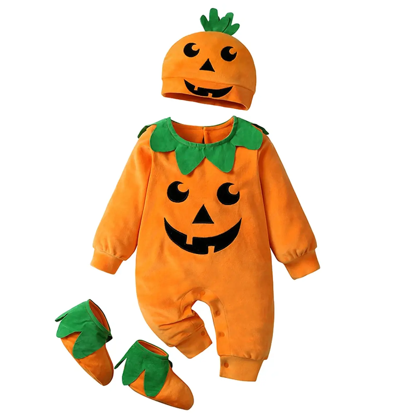 Pumpkin Cosplay Baby Costume – Halloween Jumpsuit 4