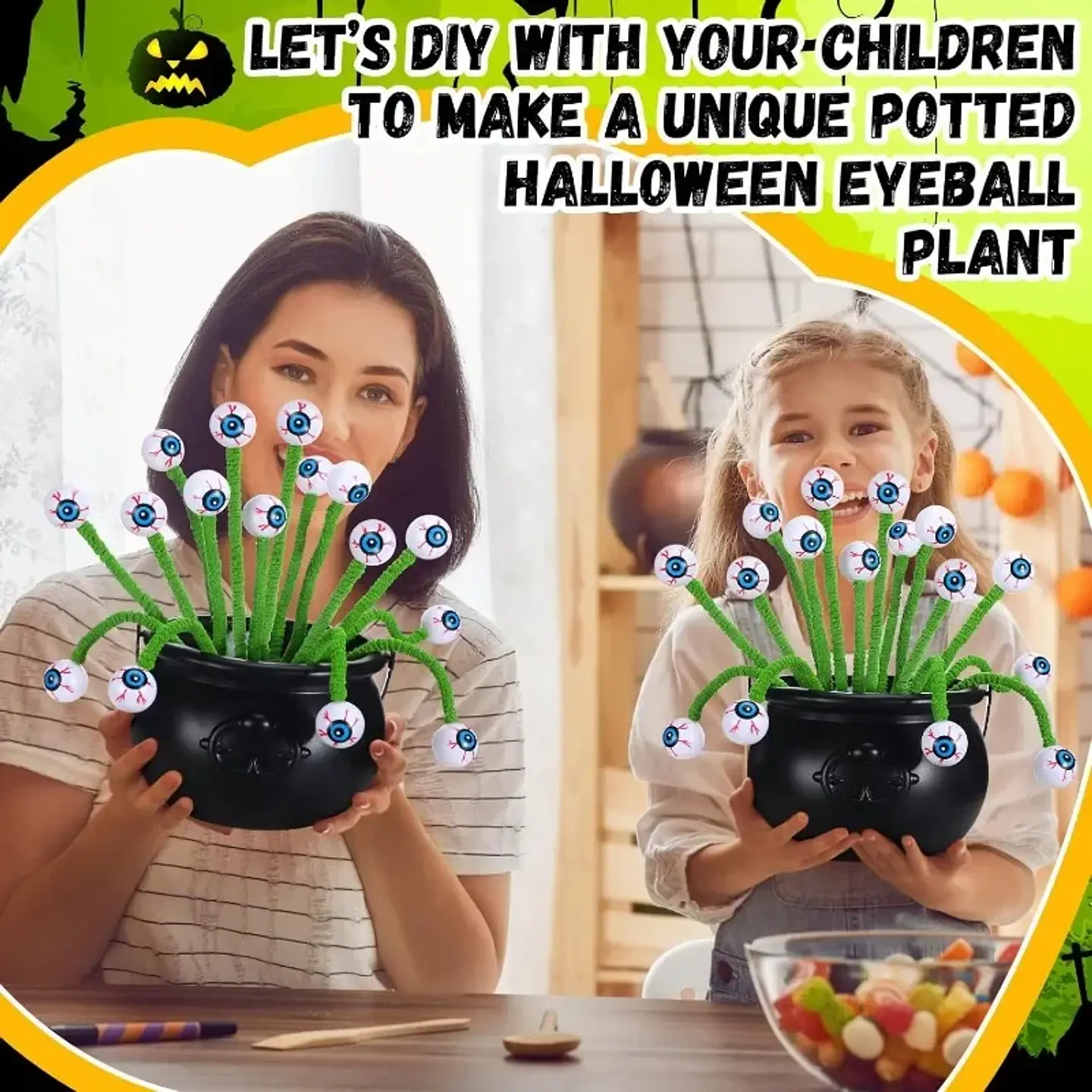 Halloween Eyeball Twisting Stick Decoration 3