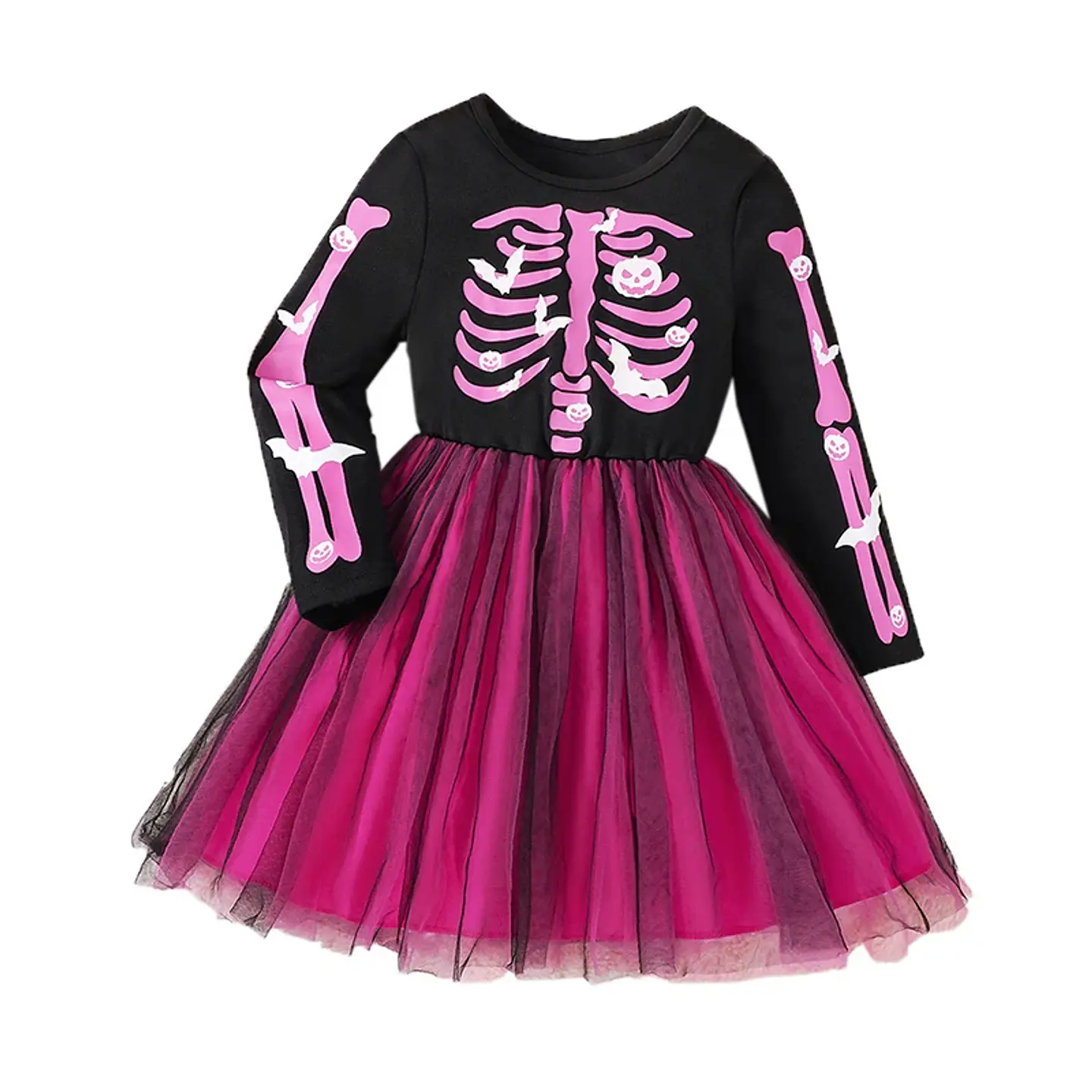 Rainbow Skeleton Dress – Glow-in-Dark Halloween 2